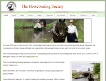 Tablet Screenshot of horseboating.org.uk